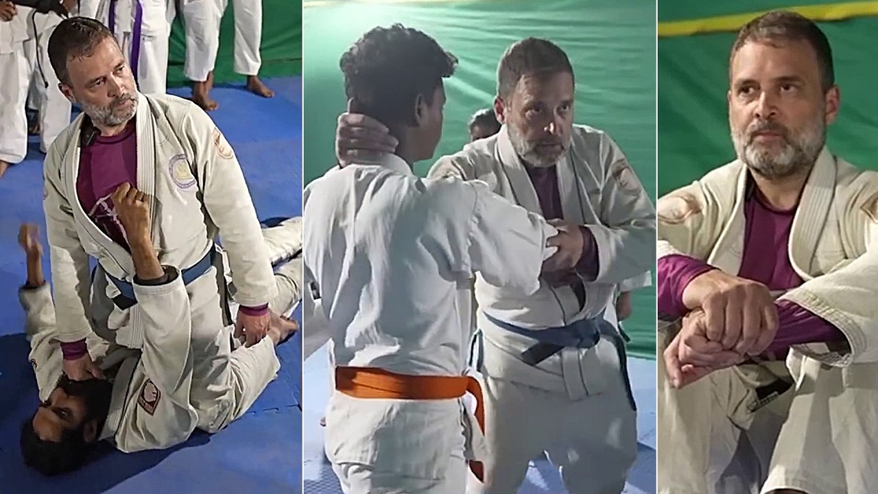 Rahul Gandhi Martial Art Video | Rahul Gandhi Latest Viral Video | News Buzz