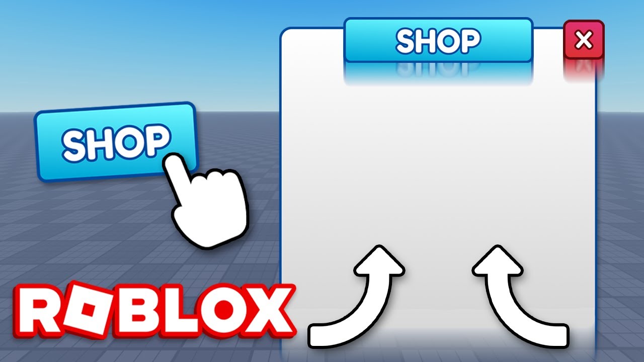 How to make Animated Opening Shop Gui in Roblox (2024)