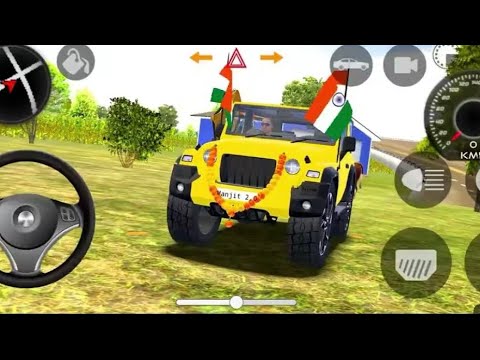 Modified thar game || indian thar games || indian vehical games || modified thar stunts 