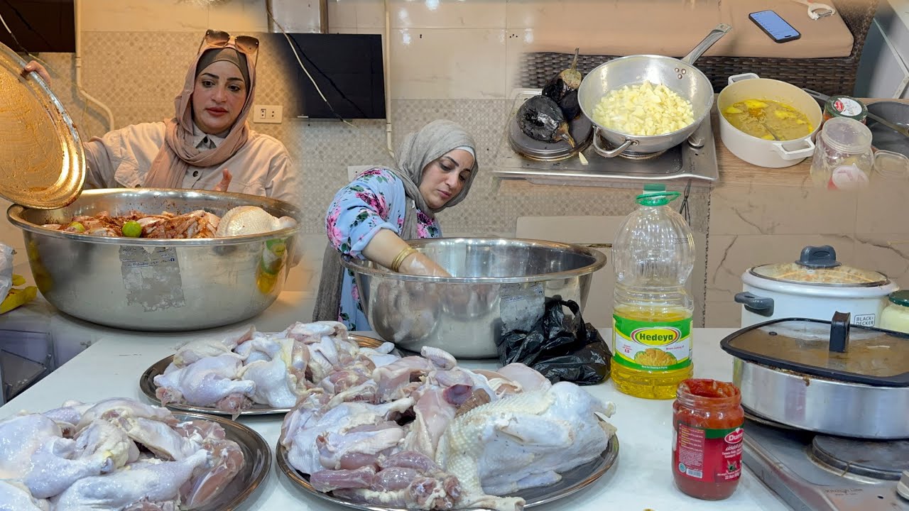 عزومه وانا معنديش مطبخ اخد الاكل واروح ادور فين بس