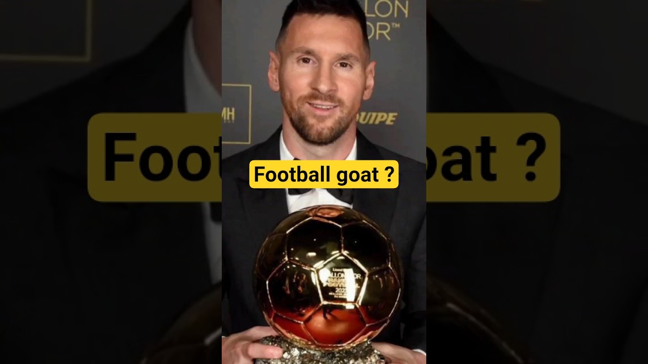 football ka goat kon hai ? #ronaldo #lionelmessi #messi #fifa #viral #shorts #facts