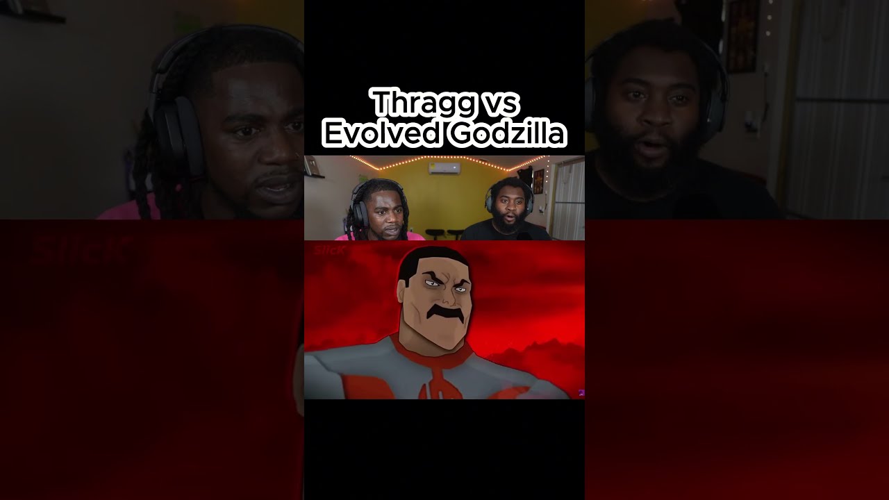 Godzilla vs Thragg Battle To The Death.. Who Wins? #thragg #godzilla #shorts #animation #fight #fyp