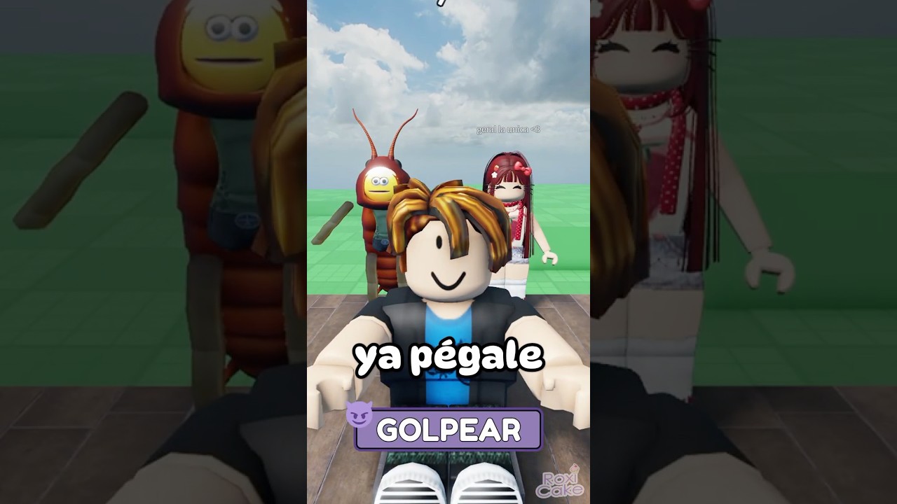 ADIVINA QUIEN ME PEGO😭😭?? #SHORTS #ROBLOX