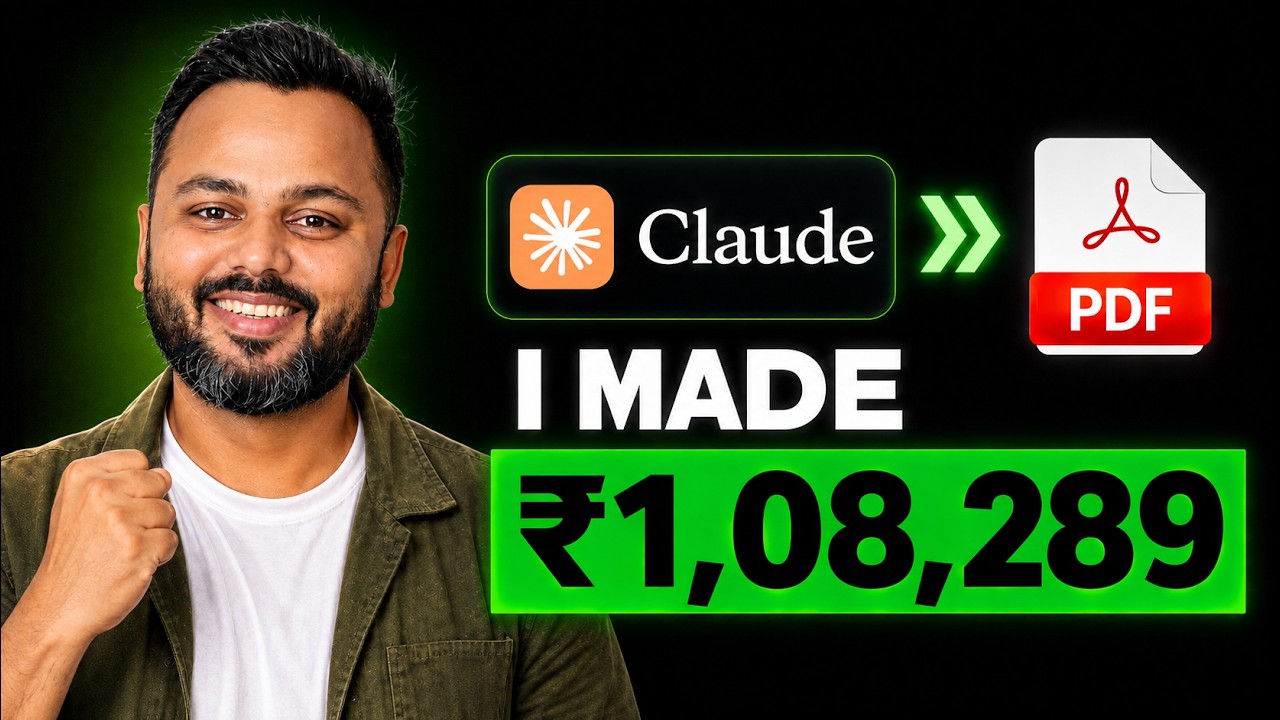 I Made ₹1,08,289 Selling an eBook Made With Claude AI