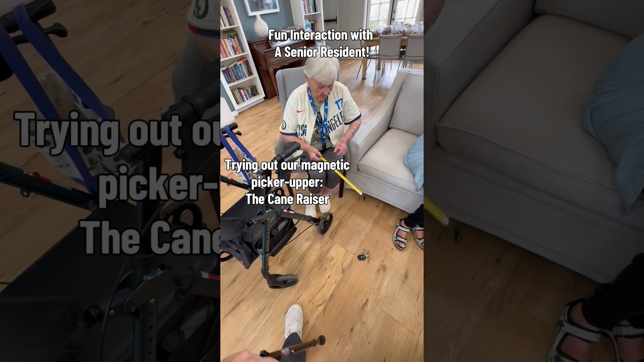 Seniors love the Cane Raiser!#elderlycare #parents #geriatrics #useful #tools