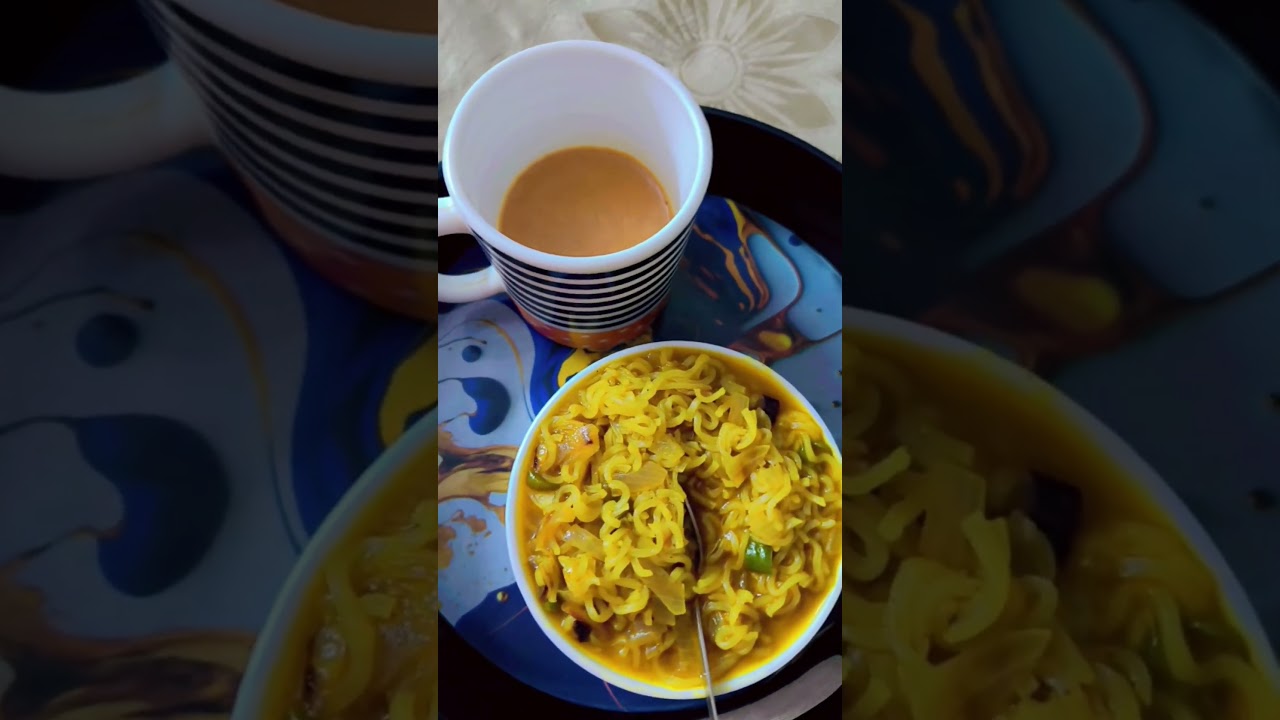 maggi with chai
