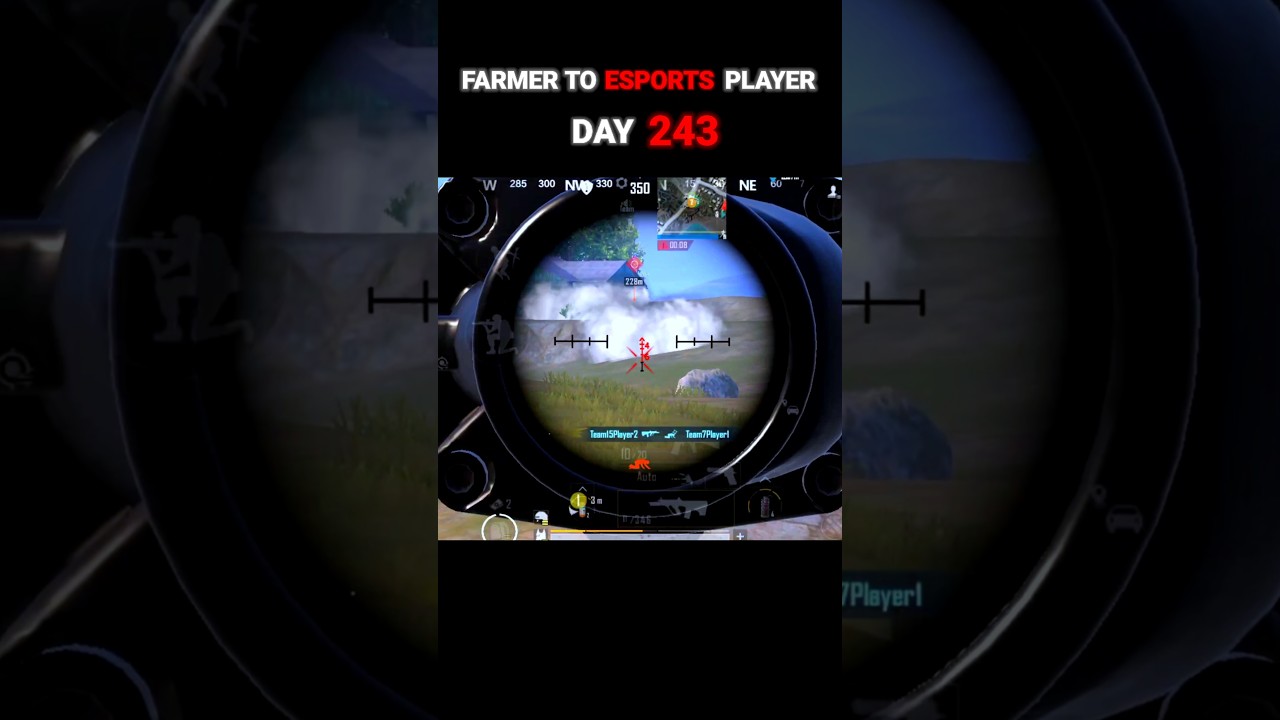 FARMER TO ESPORTS PLAYER DAY 243 | #bgmi #pubg #bgis #pubgmobile #esports