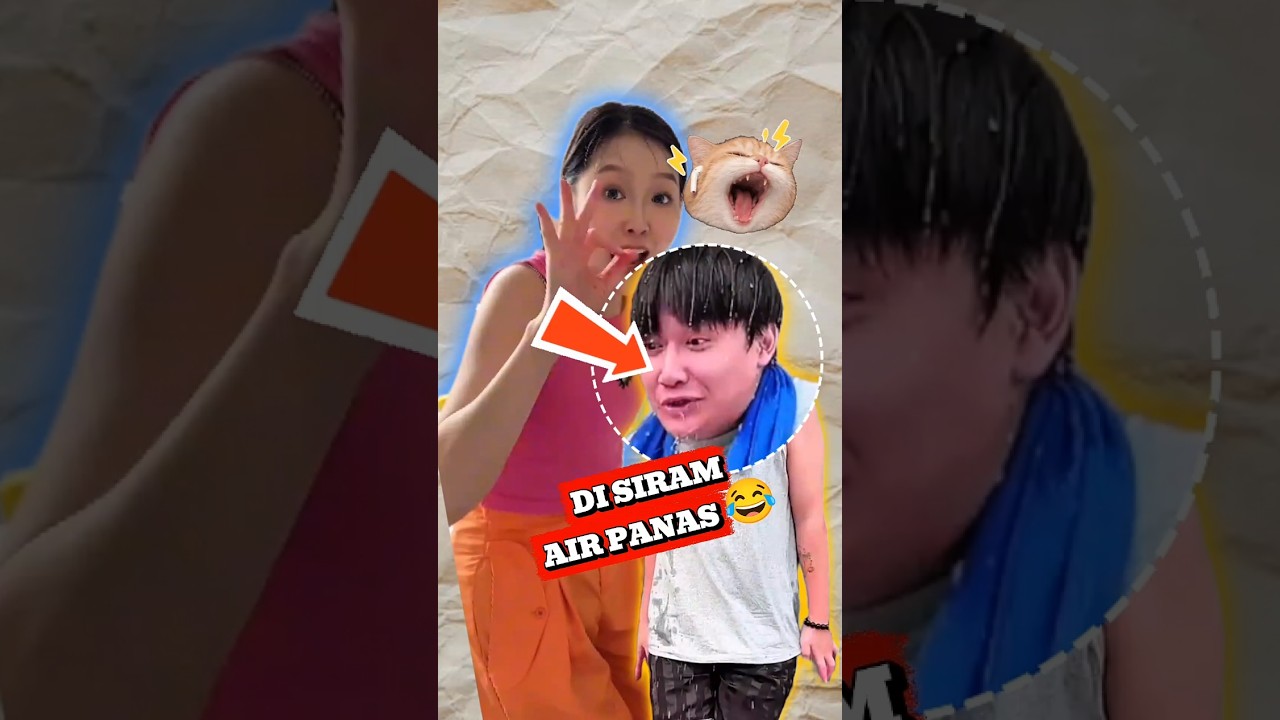Di siram air panas hahaha 🤣 #shorts #shortvideo #shortsfeed