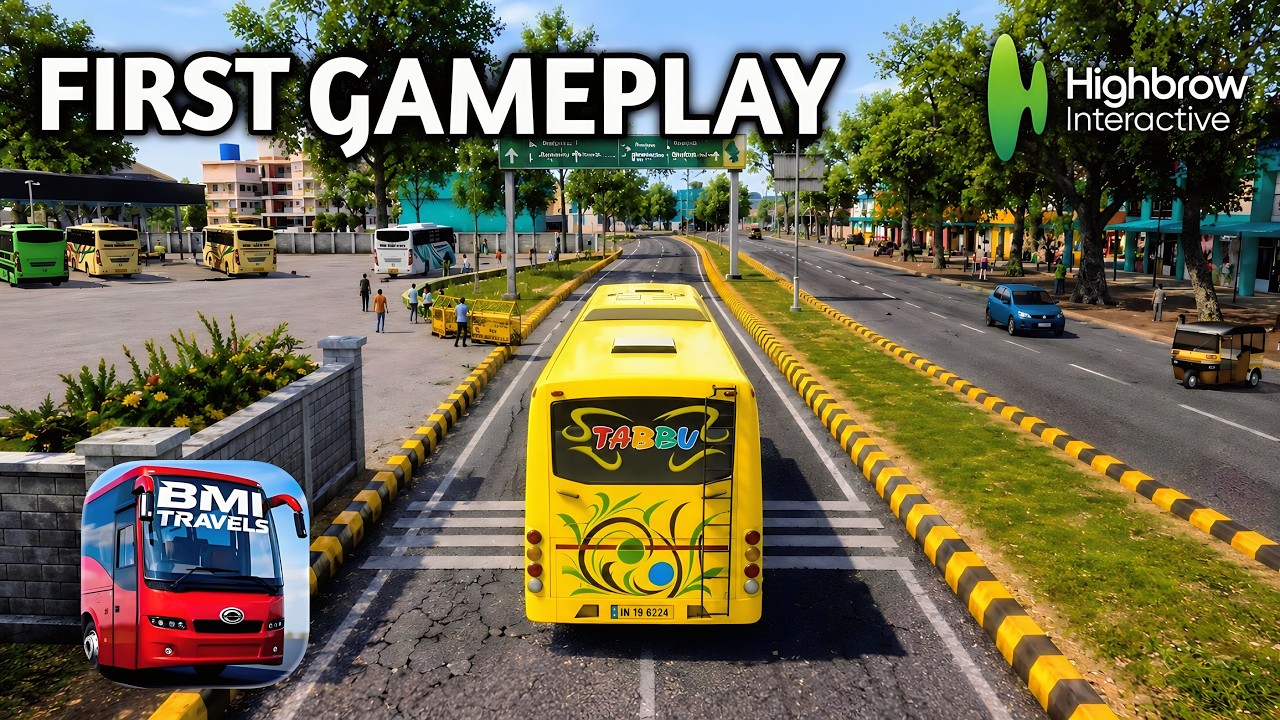 🚚FIRST GAMEPLAY! of Bus Masters India Android by Highbrow Interactive🏕 | Bus Gameplay