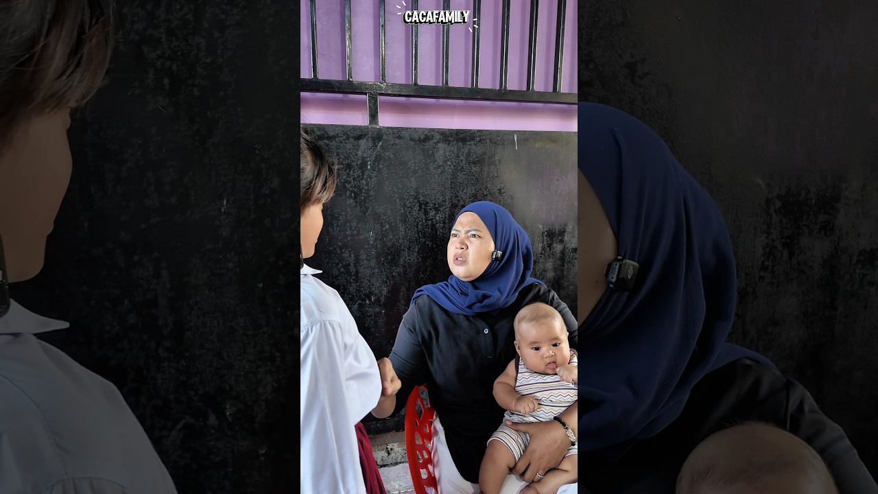 Caca bauk belum mandi #cacafamily #shorts #trending #comedy