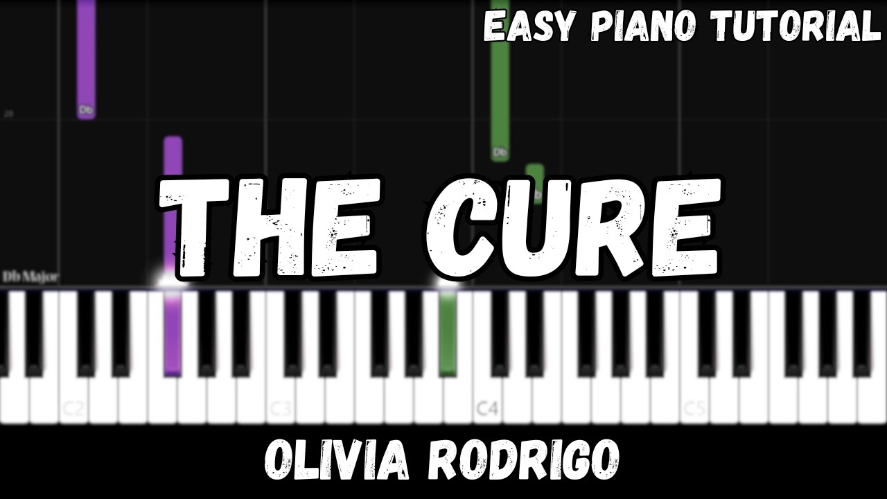 Olivia Rodrigo - The Cure (Easy Piano Tutorial)