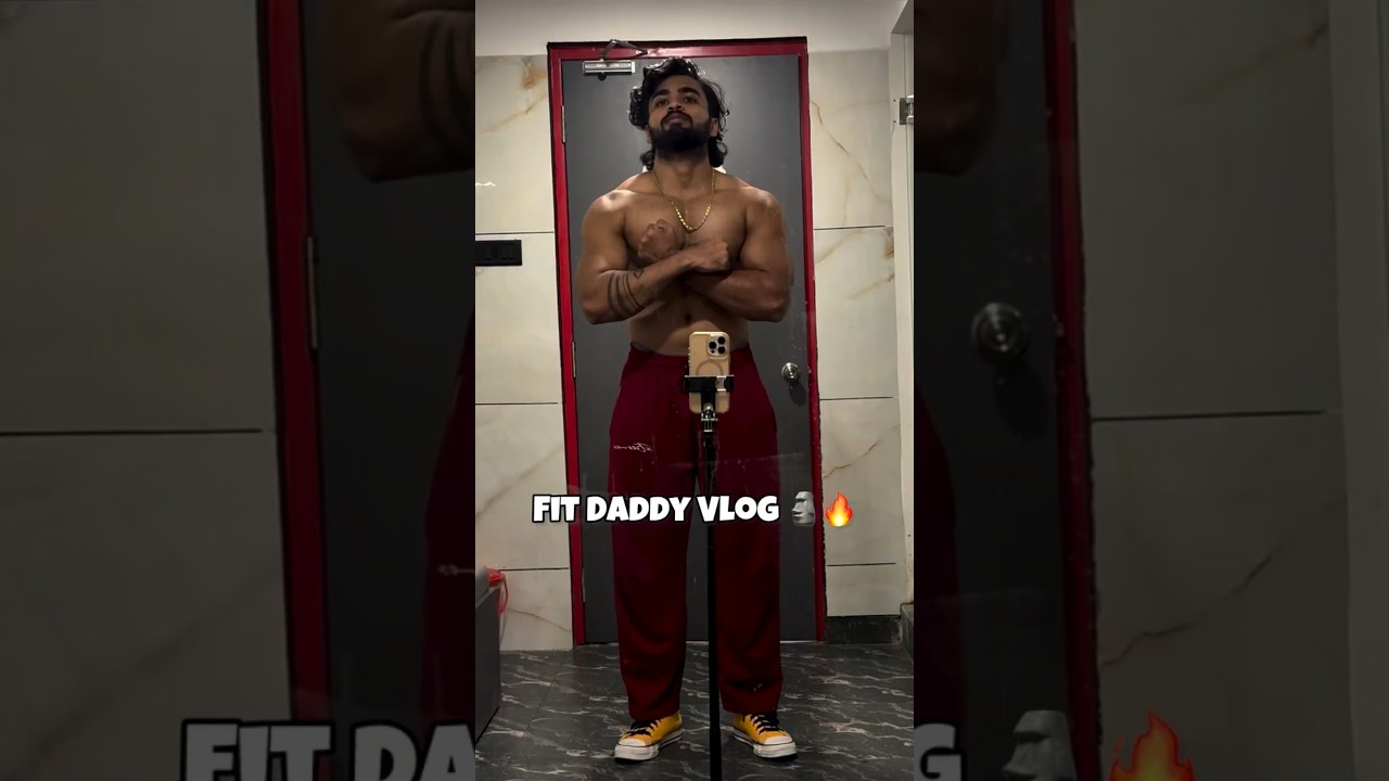 Fit Daddy Vlog 🗿🔥#fitdad #fitcouple #workoutmotivation #gymmotivation #couplegoals #shorts