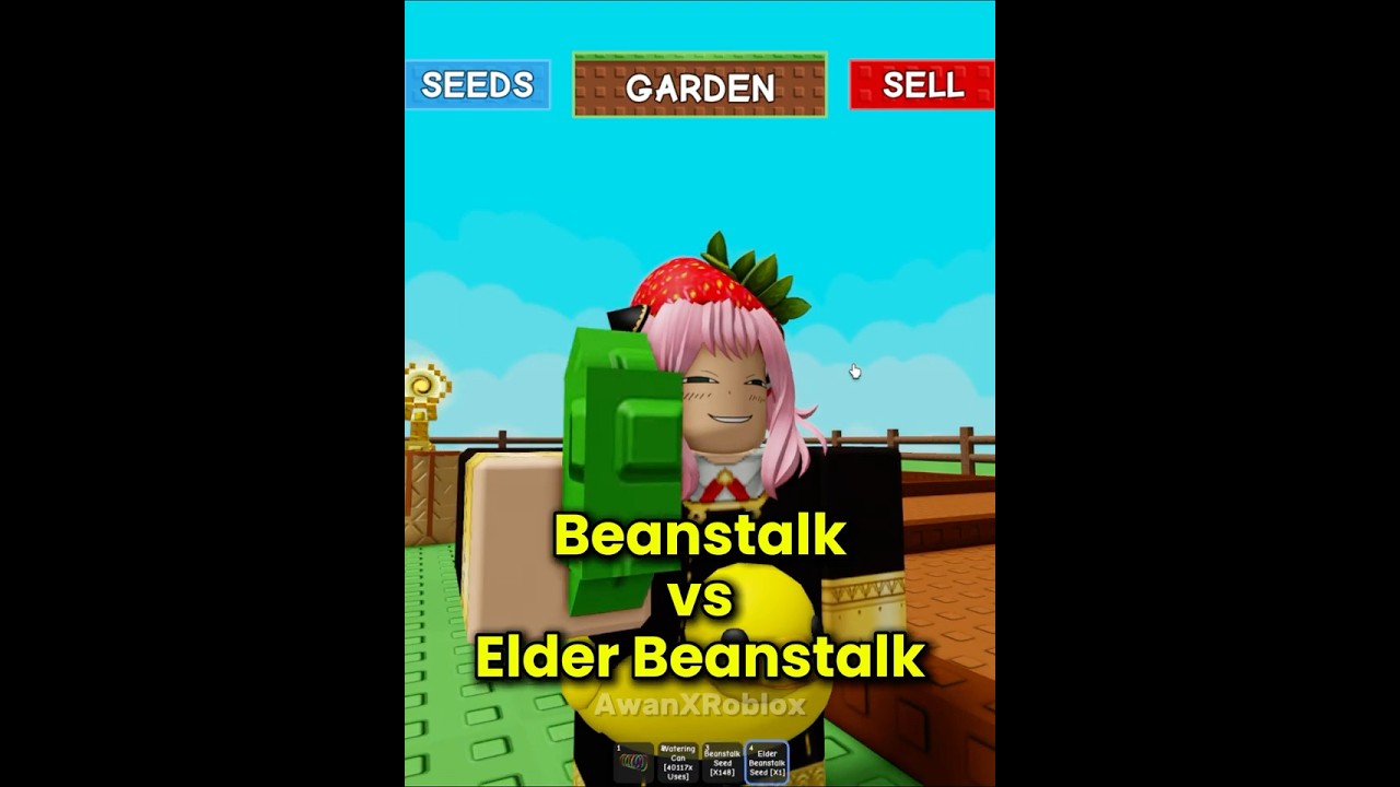 Beanstalk vs Elder Beanstalk #roblox #growagarden