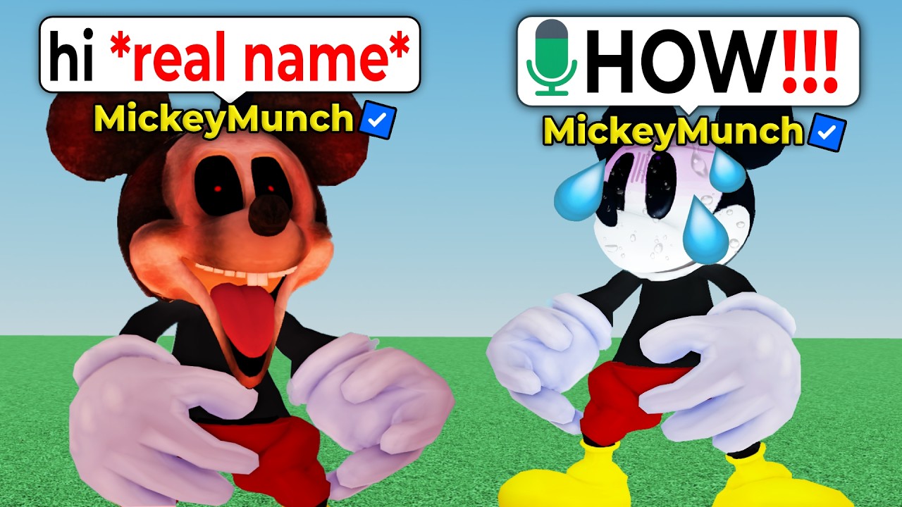 Trolling MickeyMunch as Fake MickeyMunch
