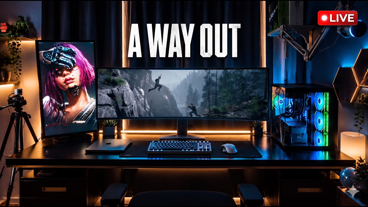 🔴Live: A Way out with Friends!