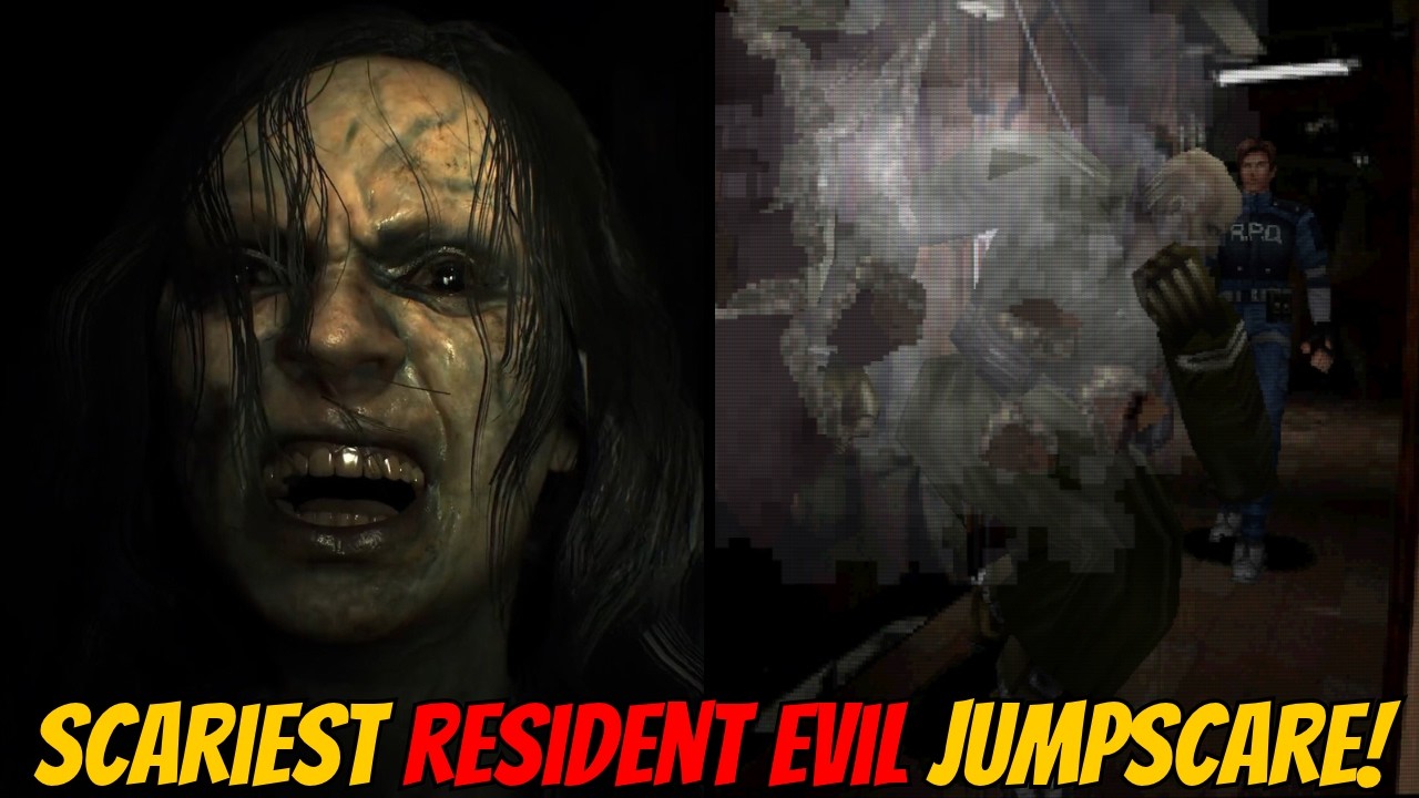 Top 20 SCARIEST Jump Scares In Resident Evil!