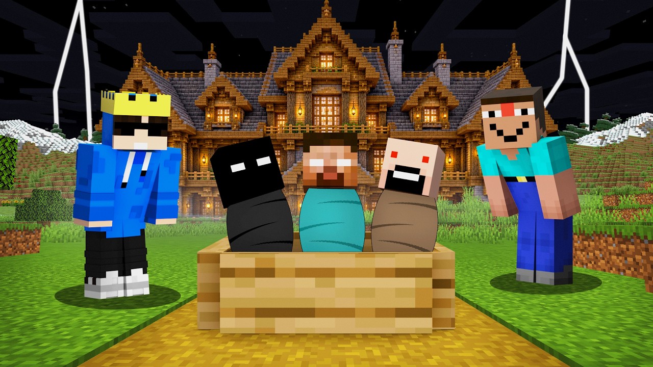 Alpha and Tikawar are Adopting Scary Entities In Minecraft