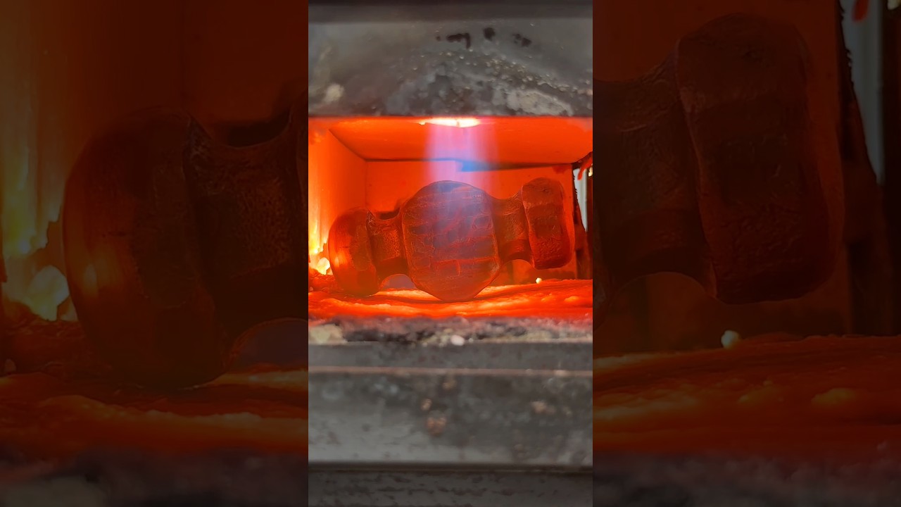 Forging a Balcksmith’s Ball Peen Hammer #blacksmith #forging #tools #craft  #handmade
