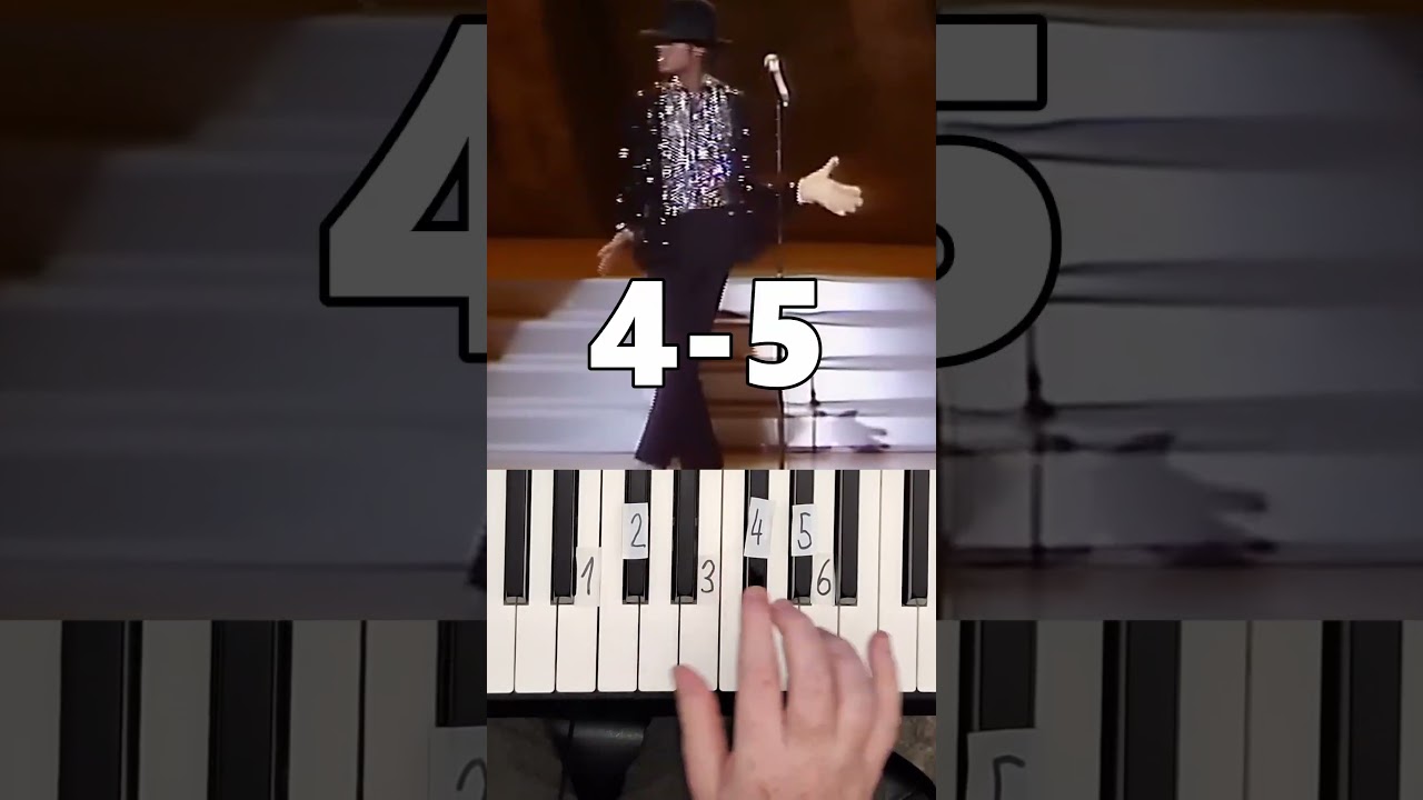 Billie Jean Micheal Jackson Piano Tutorial #shorts