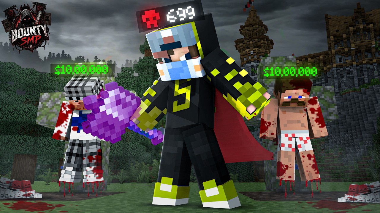 I Became the Deadliest Bounty Hunter in this Minecraft SMP