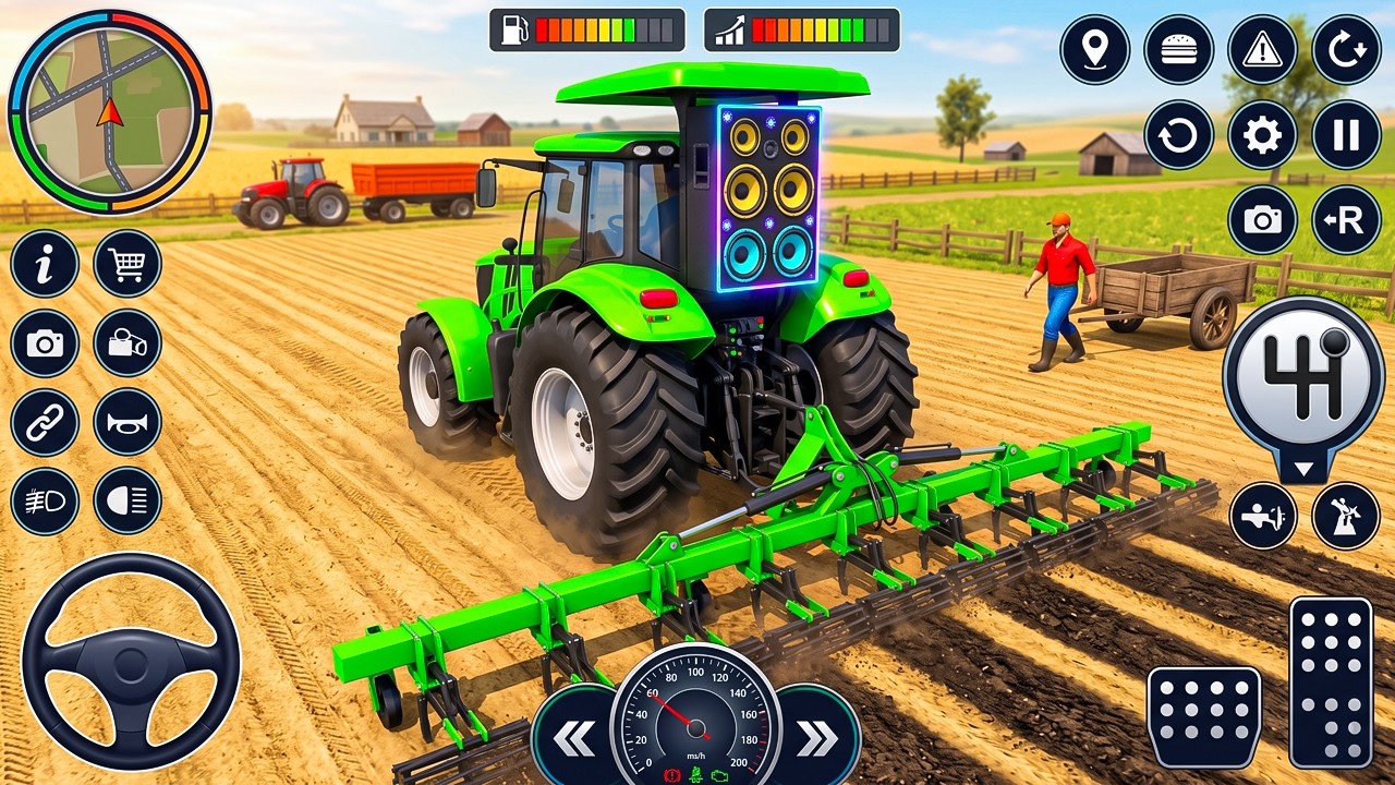 Modern Tractor Farming Driving Simulator 3D - New Tractor Games 2026 - Android Gameplay