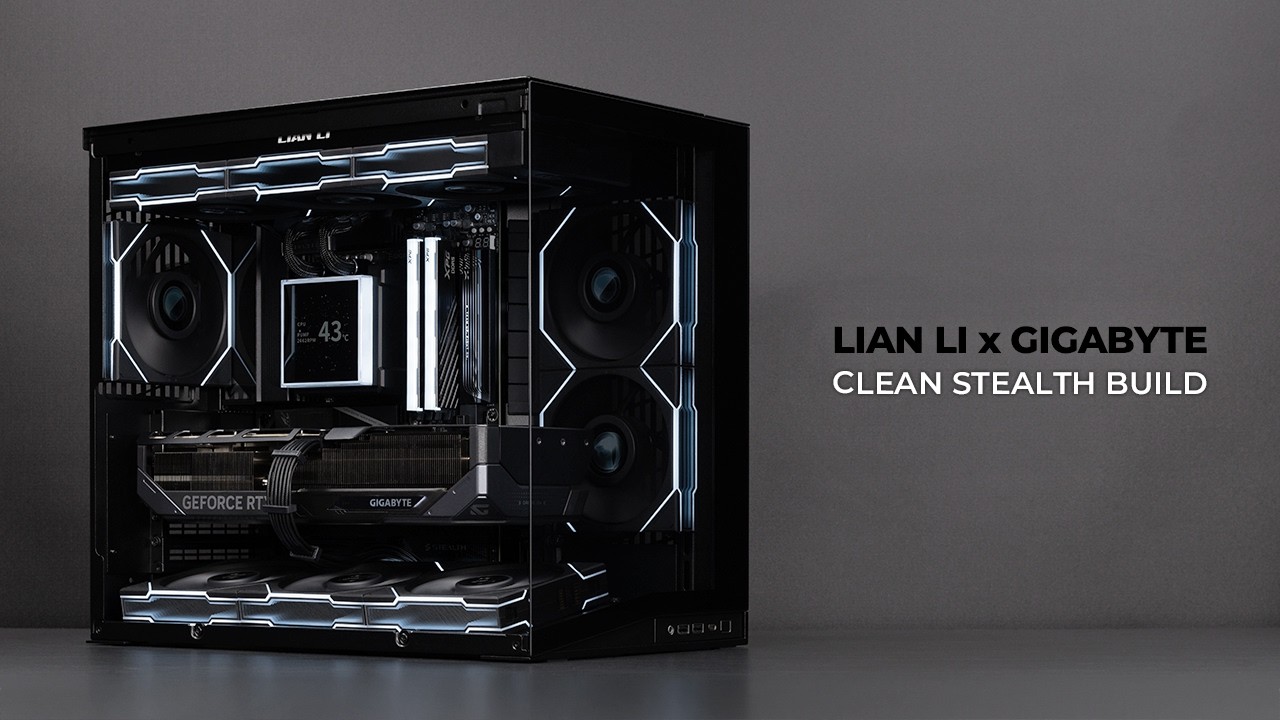 Ultra Clean Gaming PC Build with Hidden Cables | X870 Aorus Stealth | Lian Li O11D Mini V2 | 9850X3D