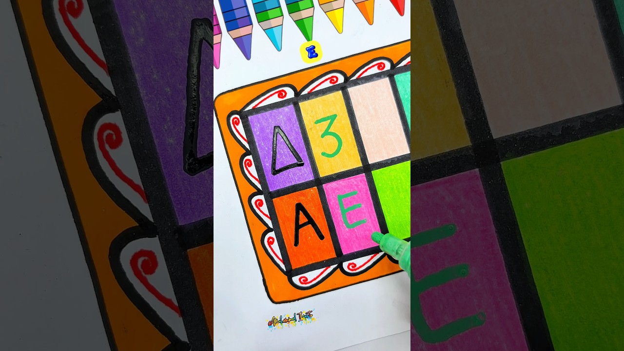 Learn English Vowel AEIOU ✨ #kidslearning #vowels #kidseducation