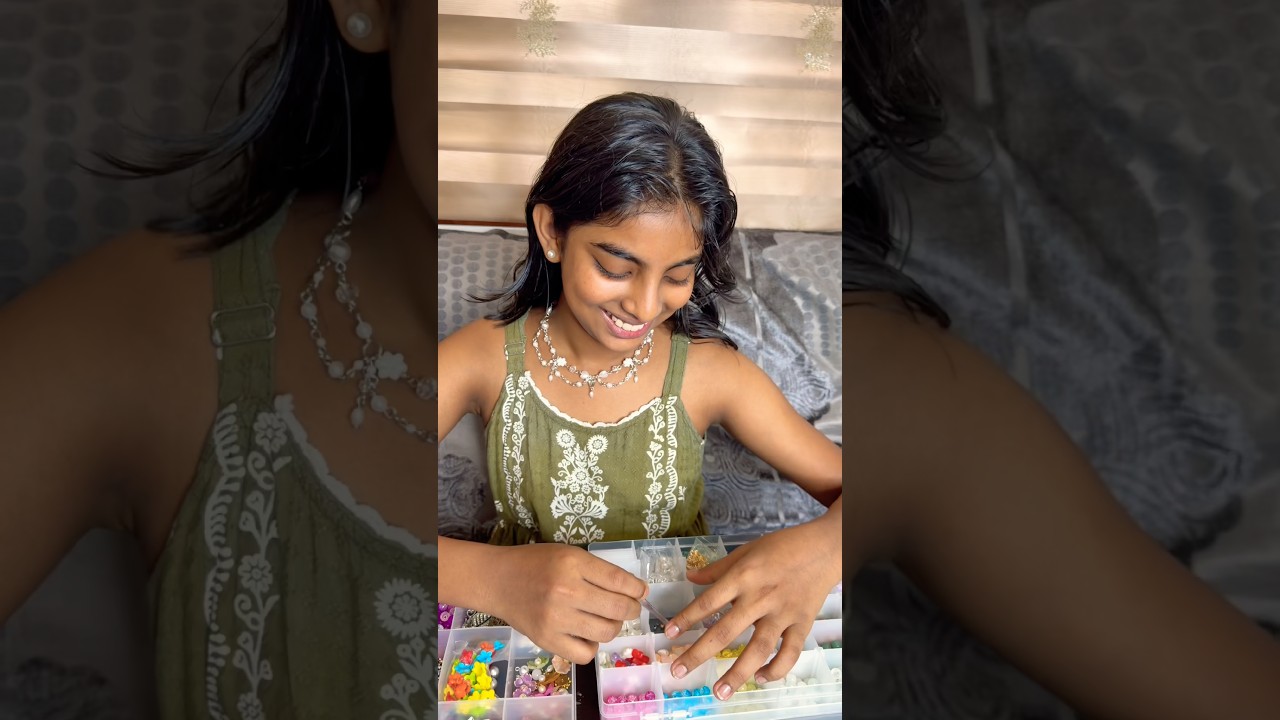 പാറുകുട്ടിയുടെ ക്ഷമ🤗സമ്മതിക്കണം😊 #vlogs #minivlog #jwellery #craft #crafts #passion #creative