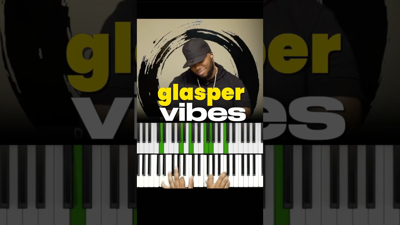 How to play piano chords in the style of Robert Glasper! #pianolessons #jazzpiano #piano