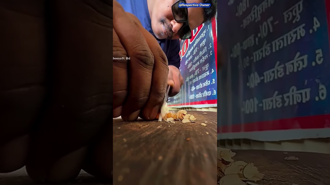 He Cut 1,000 Almond Pieces for 100 Taka Each! 😳💰