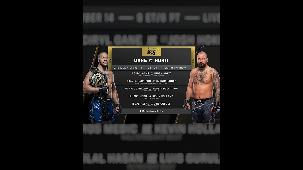 UFC 334 ANNOUNED 🚨 #ufc331