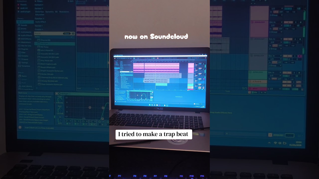 I tried to make a trap prod... #ableton #trap #music #beatmaking #beatmaker