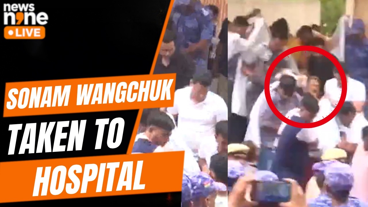 LIVE: Sonam Wangchuk removed from Jantar Mantar, taken to hospital on 21st day of hunger strike
