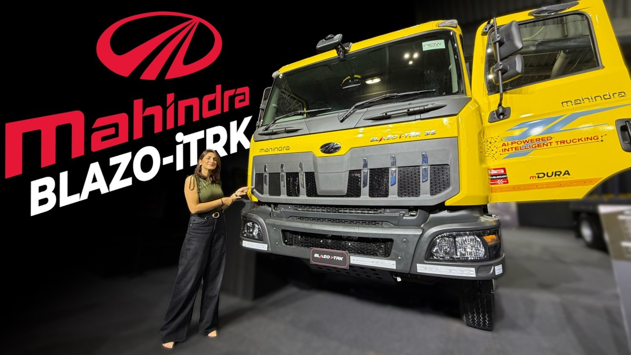 Mahindra BLAZO i-TRK First Look: This Indian Truck Gets Artificial Intelligence, ₹15 Lakh Profit