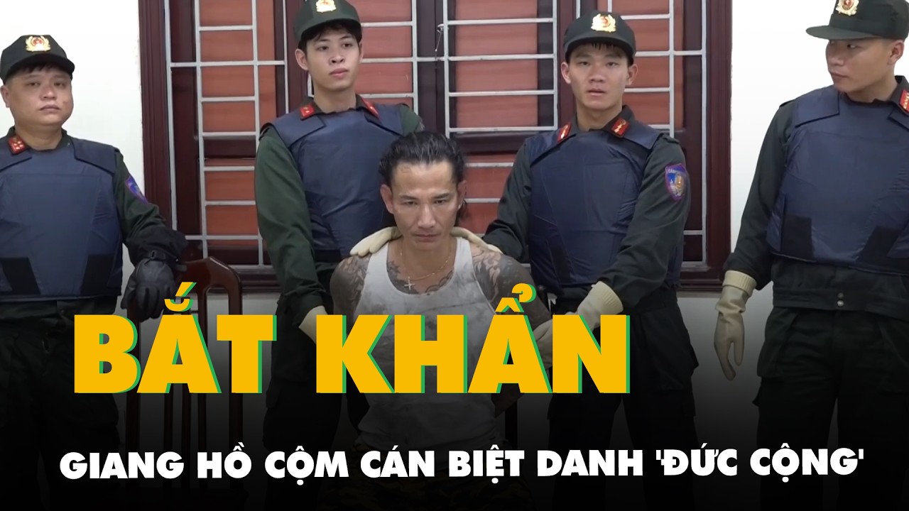 Bắt khẩn cấp giang hồ cộm cán biệt danh 'Đức Cộng' ở Ninh Bình