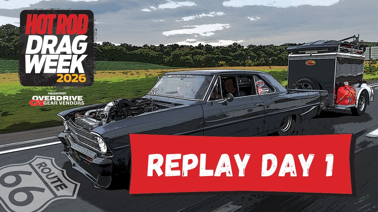 Day 1 - HOT ROD Drag Week 2026 Livestream REPLAY