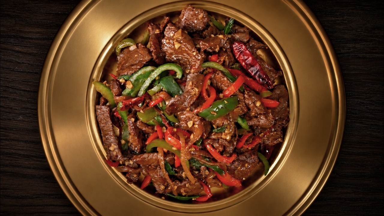 Mongolian Beef | Cooking & Eating ASMR | Midnight Kitchen