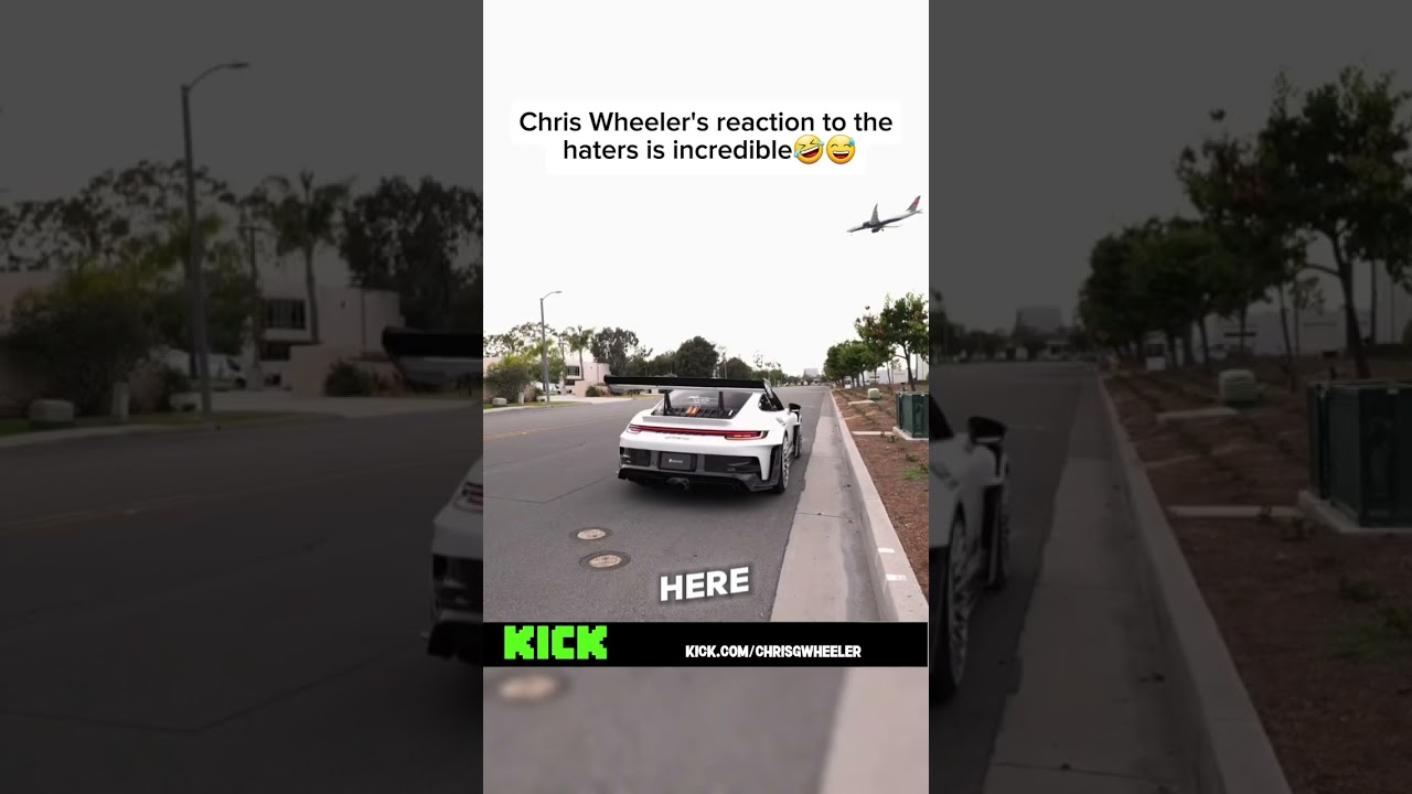 Chris reaction to the haters #n3on #ishowspeed #supercars #lamborghinni #druski