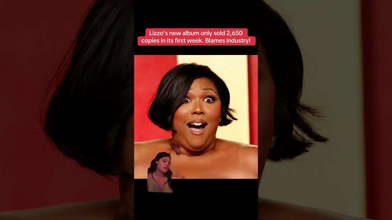 Lizzo Blames the Music Industry After New Album Sells Only 2,650 Copies #shorts