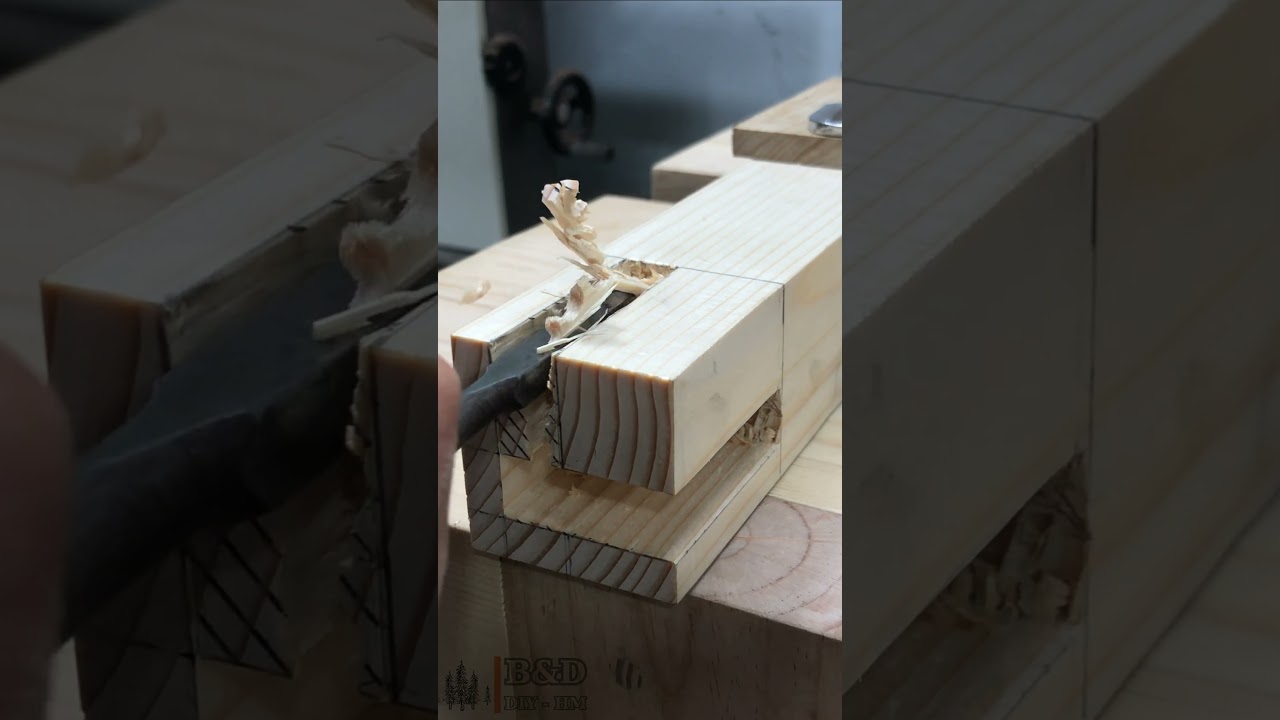 Wood Joinery #woodworking #wood #diy #woodwork