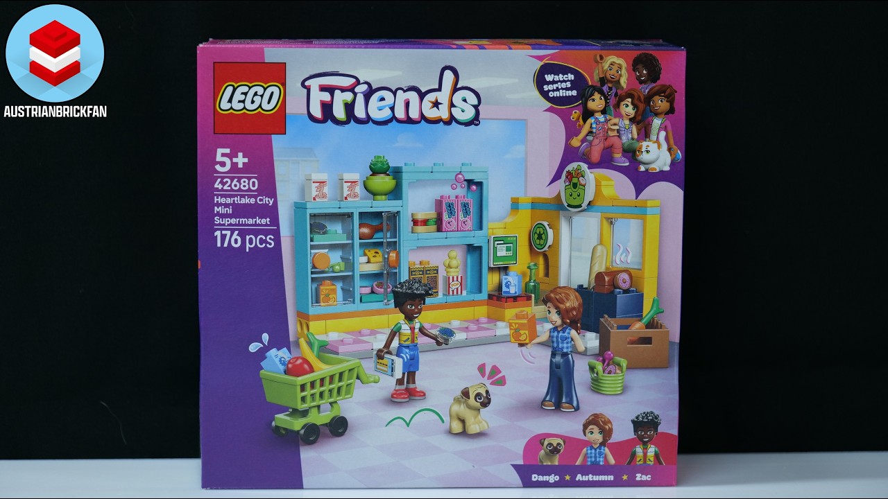 LEGO Friends 42680 Heartlake City Mini Supermarket Unboxing & Build