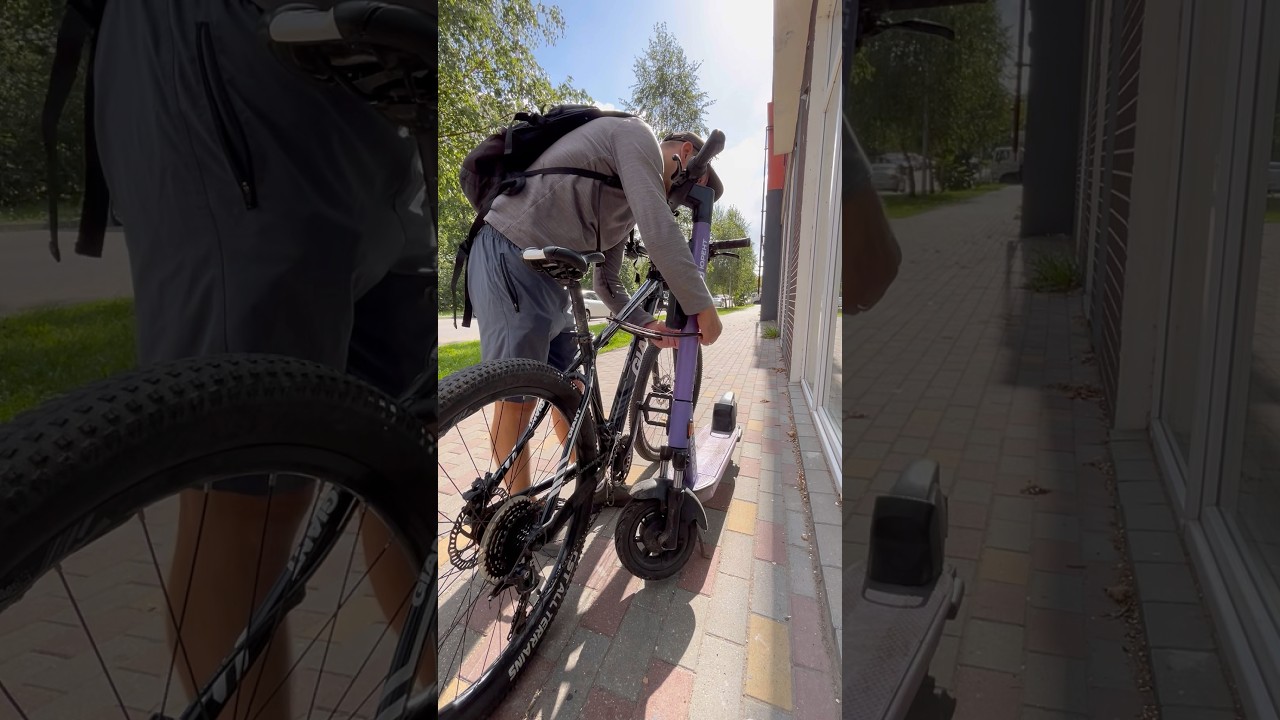ИСПУГАЛ ВОРА ВЕЛОСИПЕДОВ #shorts