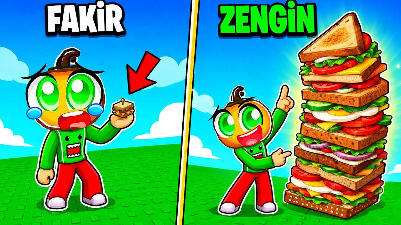 Roblox'ta DEV TOST YAPTIM! 🥪