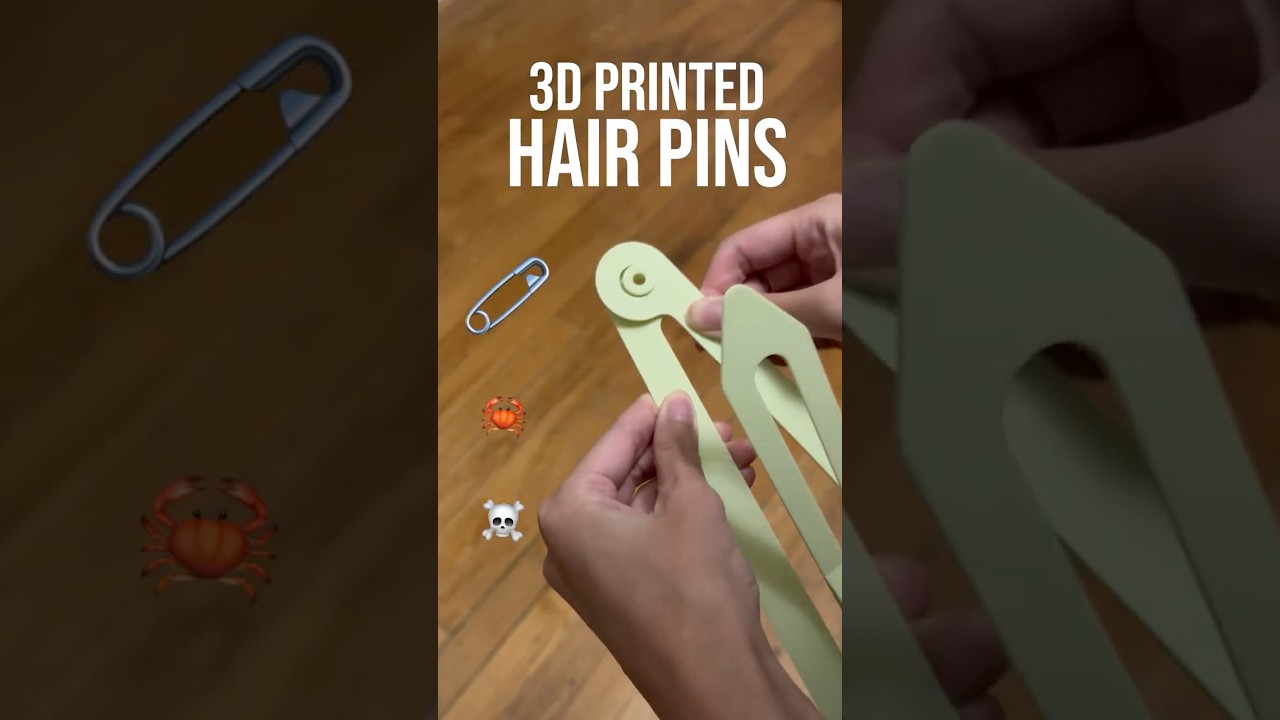 3 Best 3D Printed Hair Pins 💇‍♀️