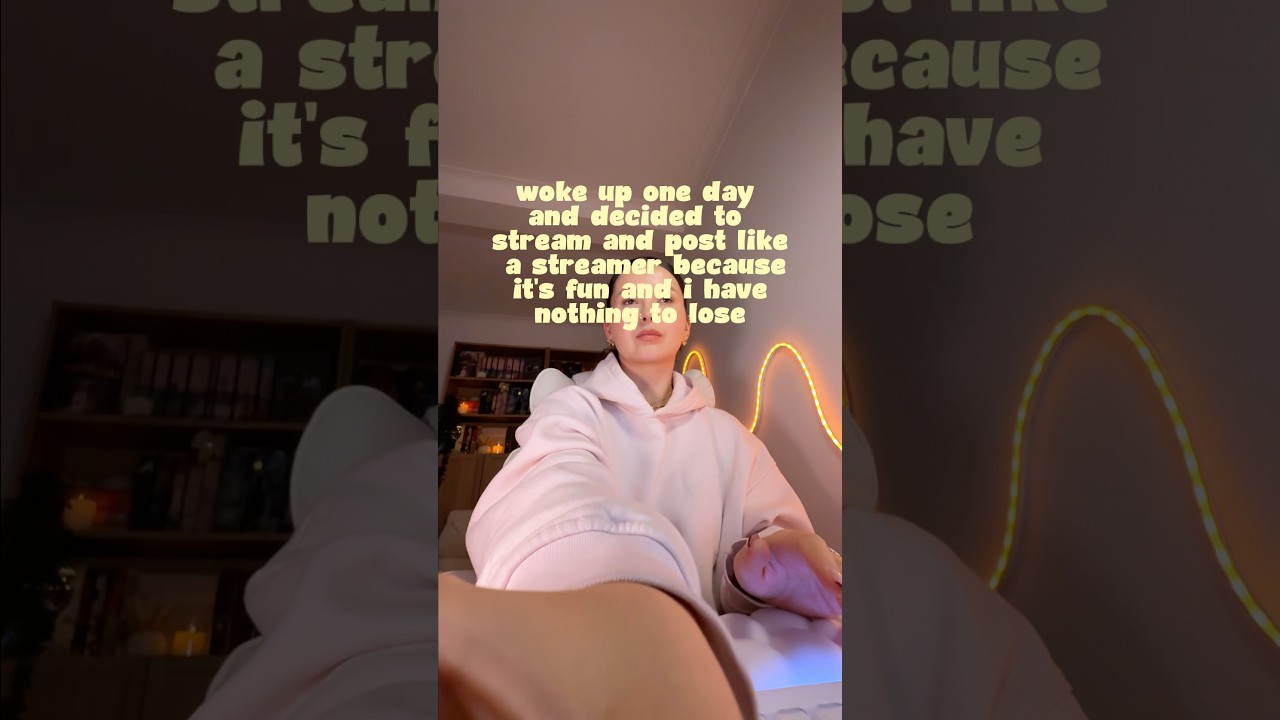 Streaming is one of the best things I’ve ever done I tell ya #streamergirl #smallstreamer #ukstream
