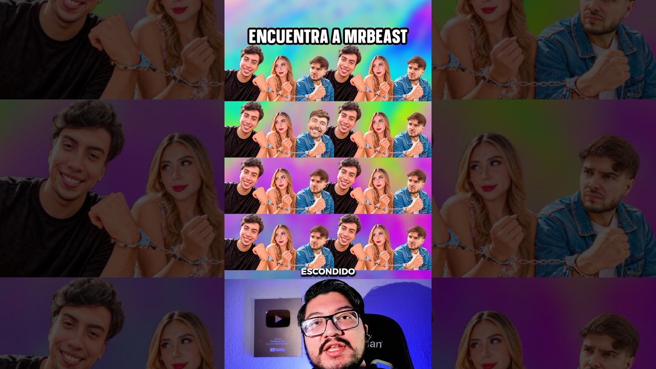 Adivina El YouTuber Muy Escondido De Un Mundo Impresionante | Fede Vigevani, MrBeast, Yolo #shorts