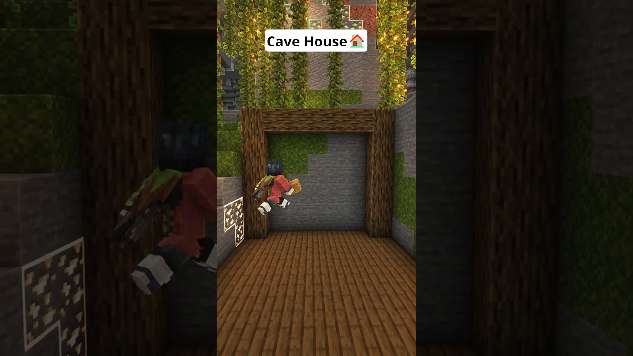 Minecraft Cave House🏠 #shorts