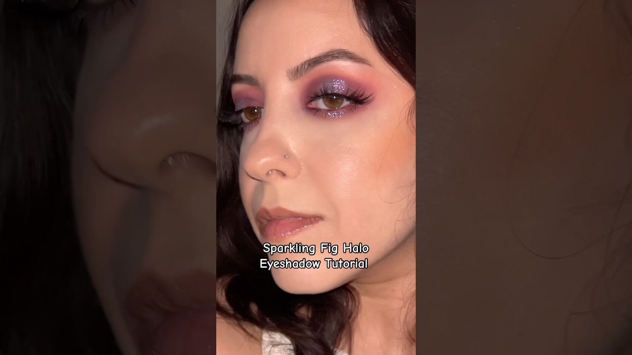 Sparkling Fig Halo 💜💫 #makeup #makeuptutorial #eyeshadow #eyeshadowtutorial #haloeye