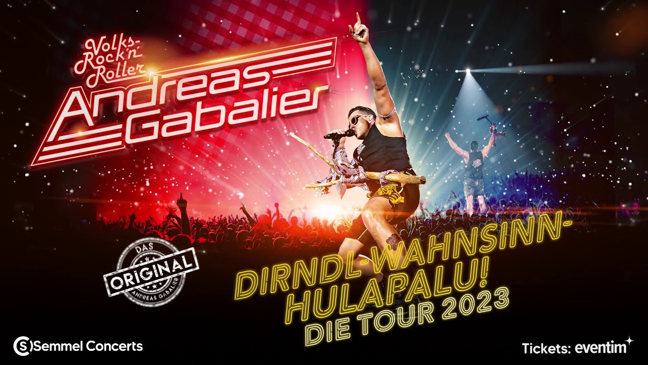 Andreas Gabalier - Dirndl-Wahnsinn-Hulapalu! - Die Tour 2023 - Tourtrailer