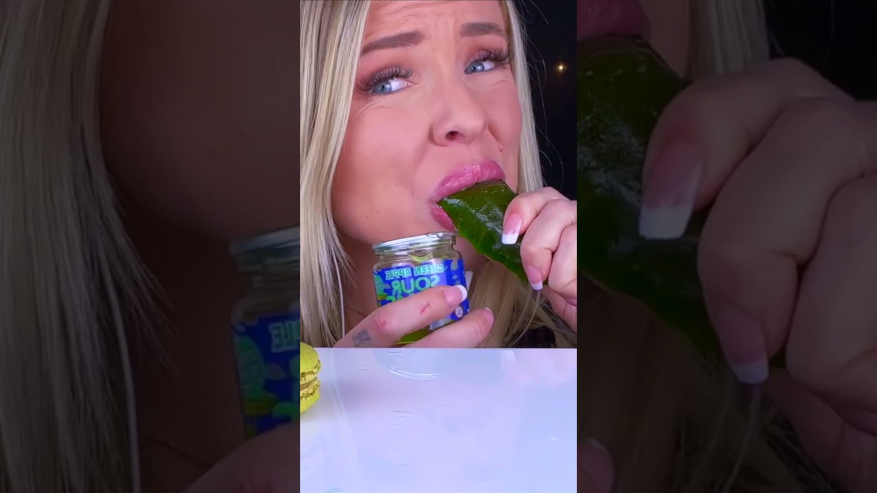 pickle with the sour slime was... interesting #shorts